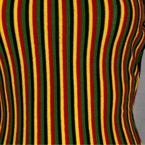 Jamaican Black Red Yellow Green Mini Dress - Picture 8 of 8